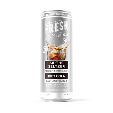 300mg Diet Cola THC Seltzer - D8 Nano - Fresh - Thumbnail 1
