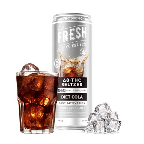300mg Diet Cola THC Seltzer - D8 Nano - Fresh - Thumbnail 2