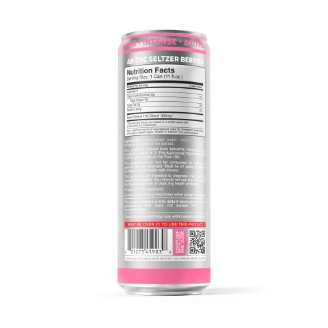 300mg Berries THC Seltzer - D8 Nano - Fresh - Thumbnail 7