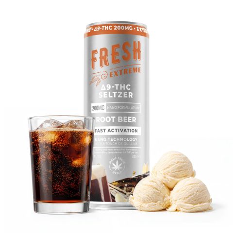 200mg Root Beer THC Seltzer - D9 Nano - Fresh - Thumbnail 2