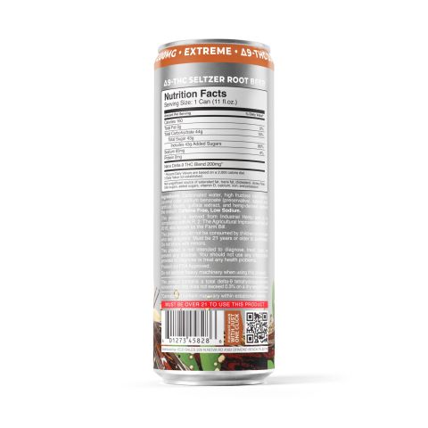 200mg Root Beer THC Seltzer - D9 Nano - Fresh - Thumbnail 7