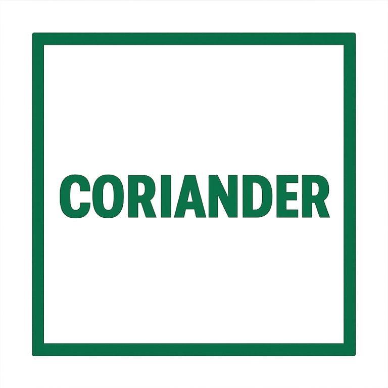 Coriander Products